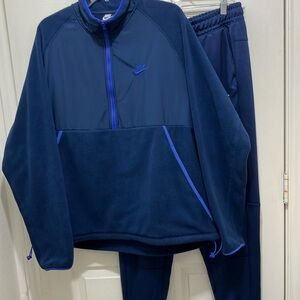 Nike Sportswear NSW N98 Sherpa Heritage Tribute Sweatsuit Warmup Suit Fleece EUC